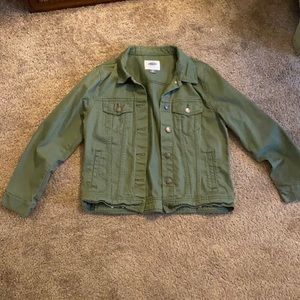 Green Jean Jacket
